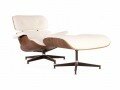  Eames Lounge Chair & Ottoman Cream Premium