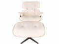  Eames Lounge Chair & Ottoman Cream Premium